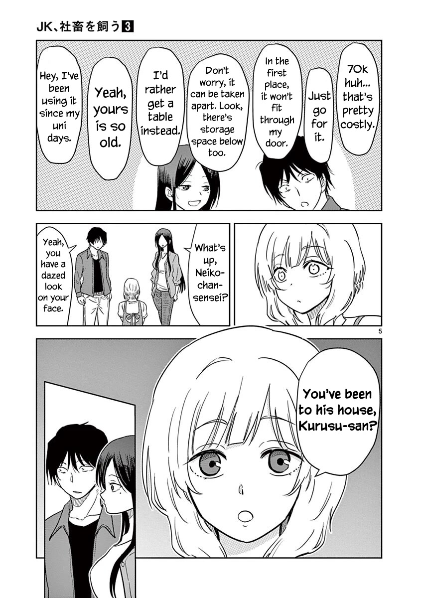 A High School Girl Raises a Corporate Slave Chapter 30 page 6 - Chapter 30: Can’t Keep it a Secret Anymore