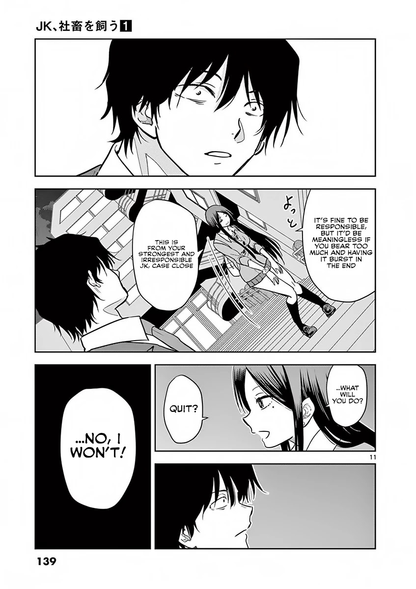 A High School Girl Raises a Corporate Slave Chapter 9 page 12 - Chapter 9: Why Don't You Quit?
