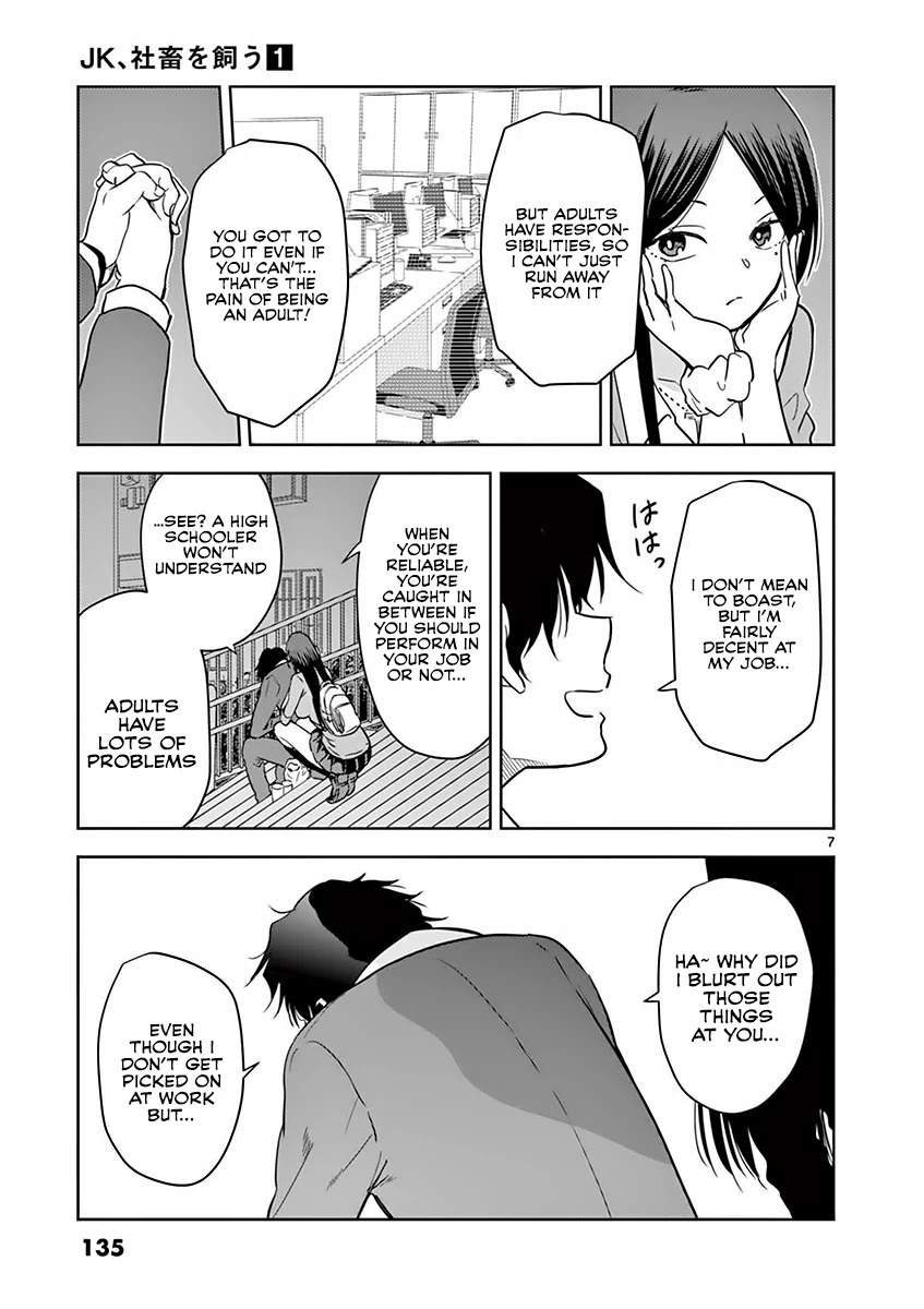 A High School Girl Raises a Corporate Slave Chapter 9 page 8 - Chapter 9: Why Don't You Quit?