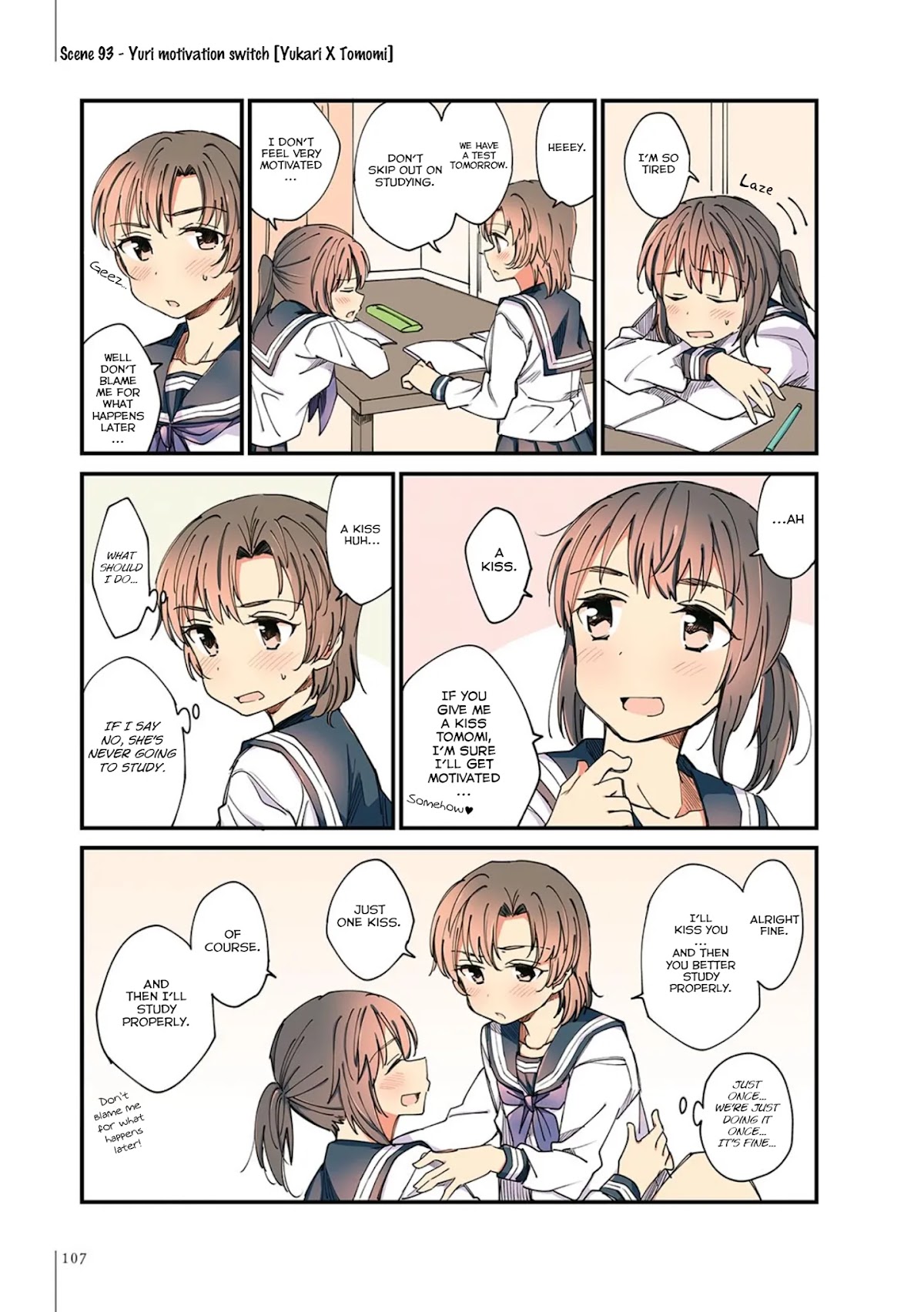 A Hundred Scenes of Girls Love Chapter 6 page 3 - Chapter 6: 91-100
