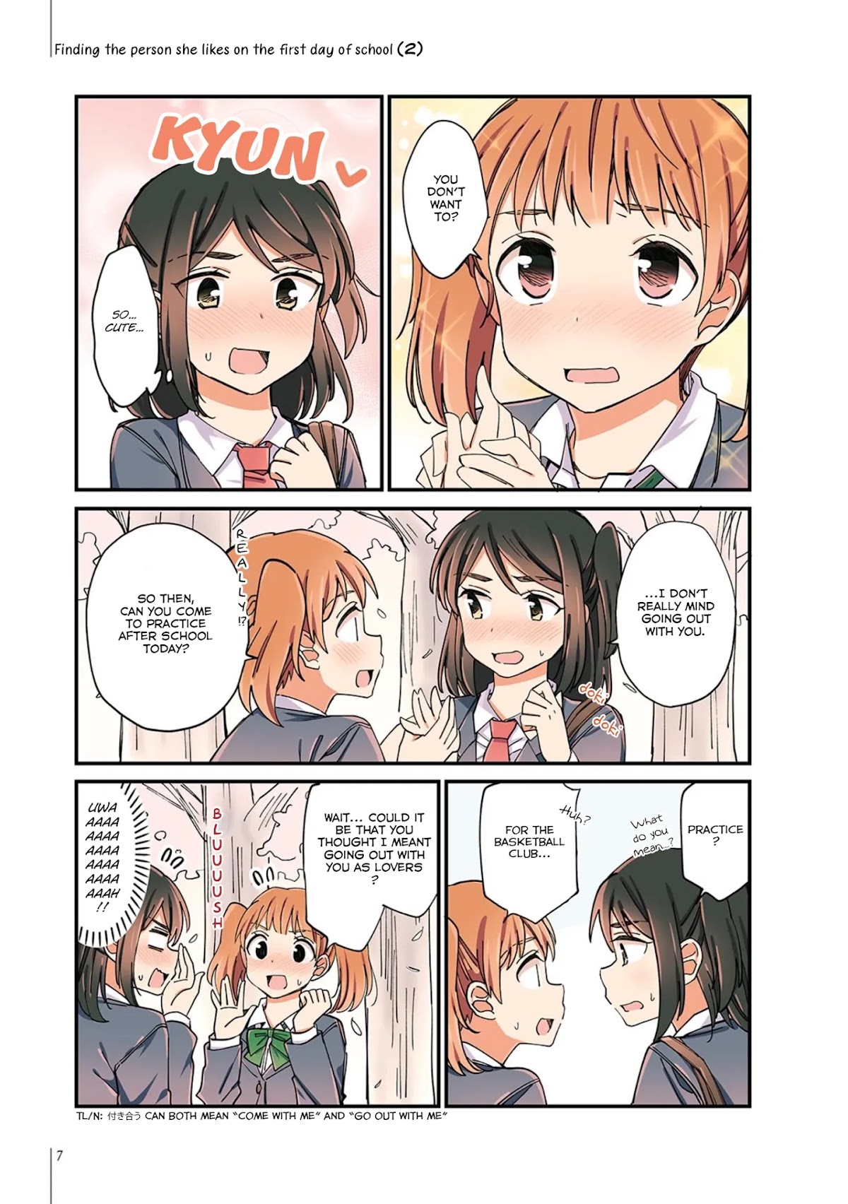 A Hundred Scenes of Girls Love Chapter 7 page 8 - Chapter 7: April