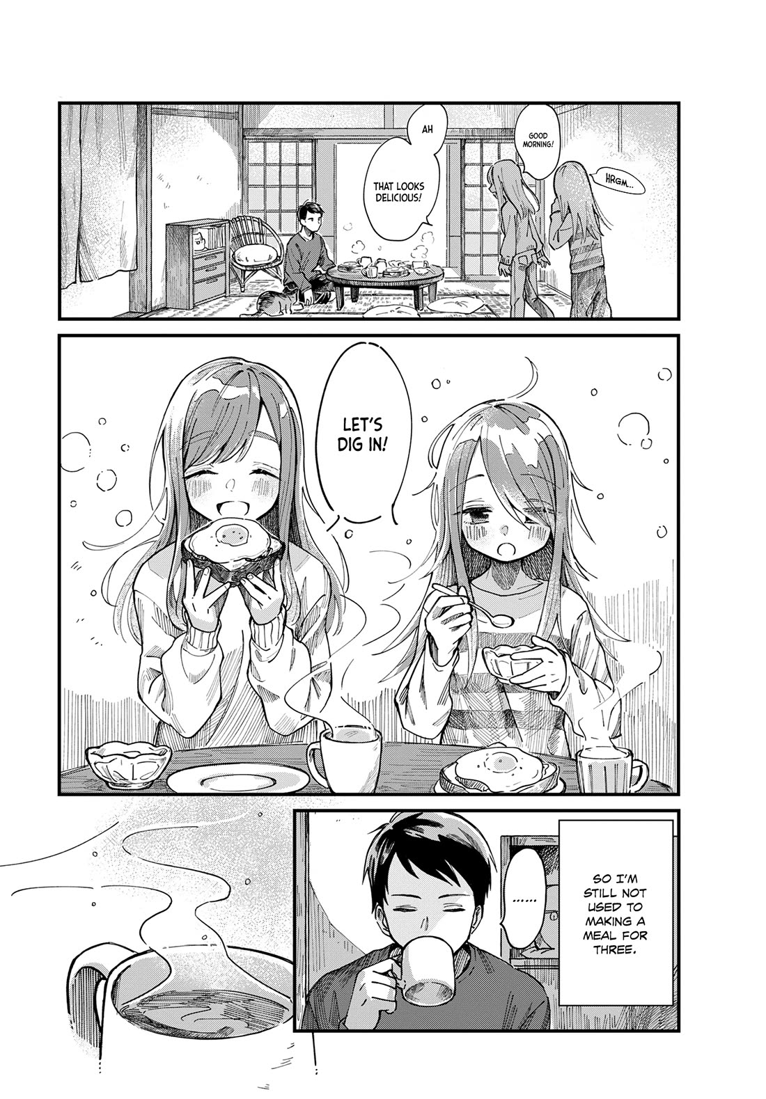 A Hungry Mother and Daughter and Her Ex-Boyfriend Landlord Chapter 1 page 2 - Chapter 1