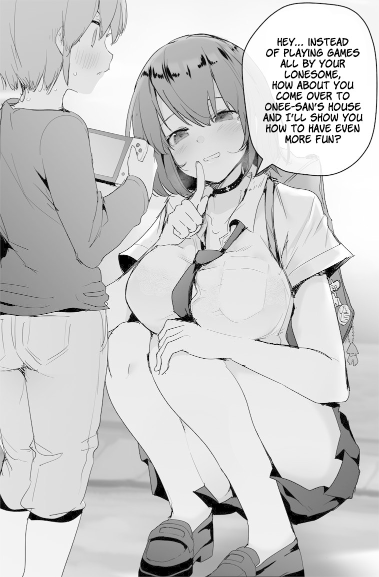 A Kind World Chapter 2 page 1 - Chapter 2: Your Friendly Neighborhood Showing-Game-Loving-Elementary-Schoolers-How-to-Have-Fun Onee-san