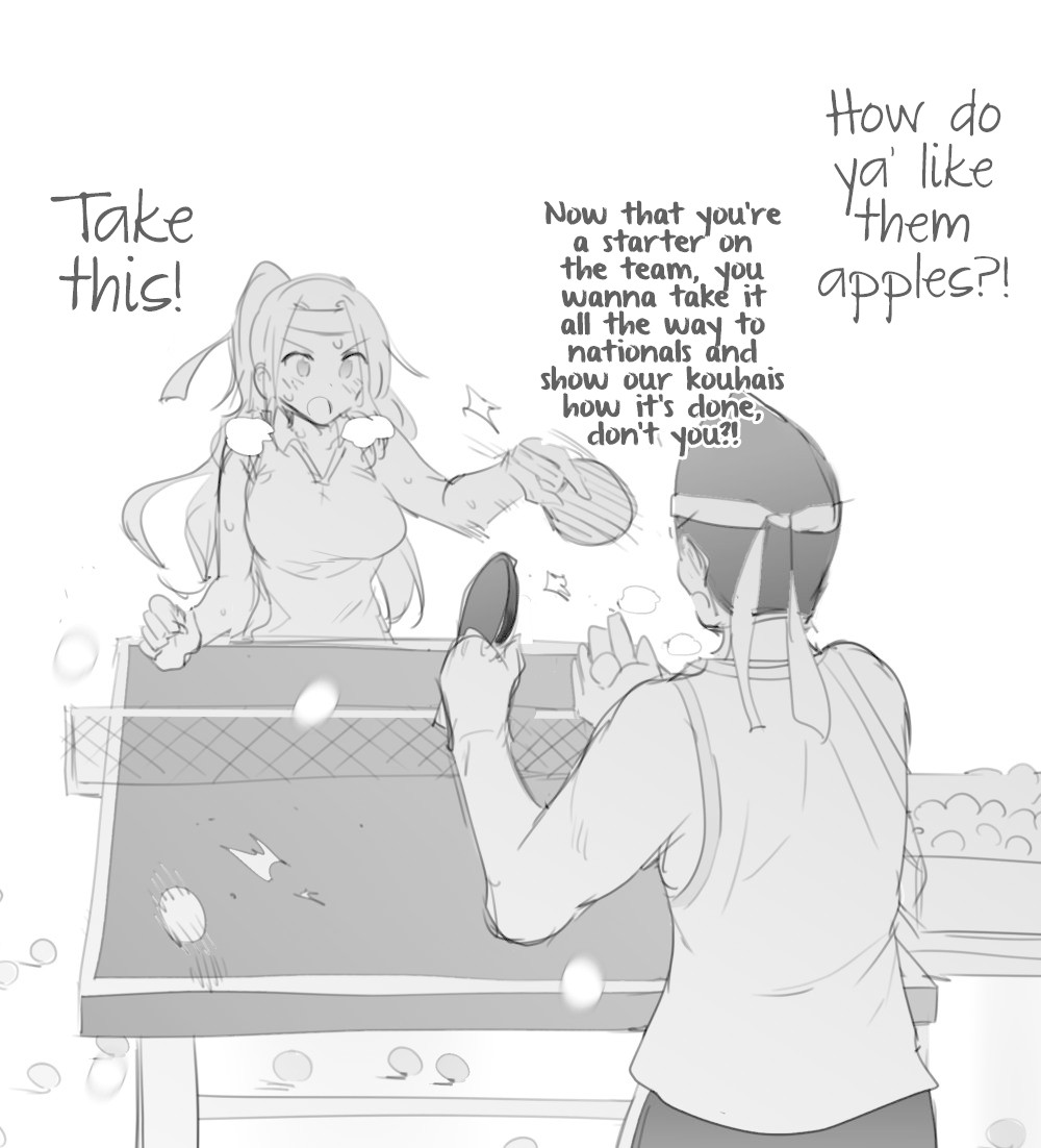 A Kind World Chapter 6 page 2 - Chapter 6: Lately I’ve Gotten Really Into After-School Practice with Senpai
