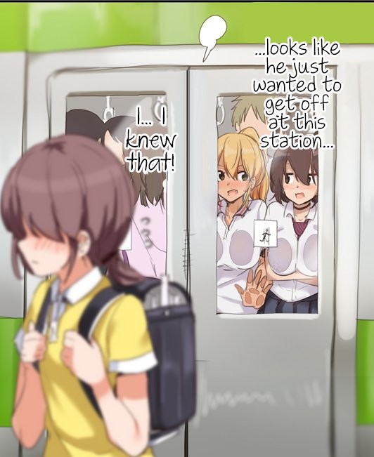 A Kind World Chapter 8 page 2 - Chapter 8: The Onee-sans Do Something Good for a Young Boy on a Crowded Train