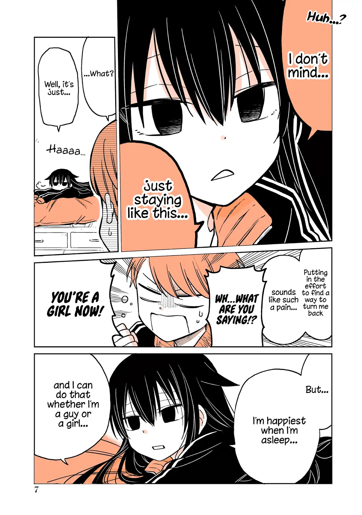 A Lazy Guy Woke Up as a Girl One Morning Chapter 1 page 10 - Chapter 1