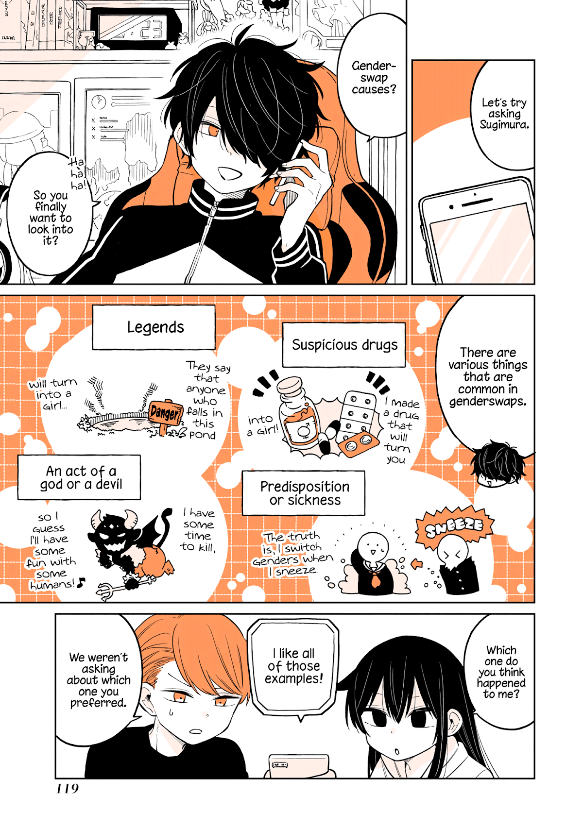 A Lazy Guy Woke Up as a Girl One Morning Chapter 15.1 page 5 - Chapter 15.1: A Bonus Chapter Only in Volume 2