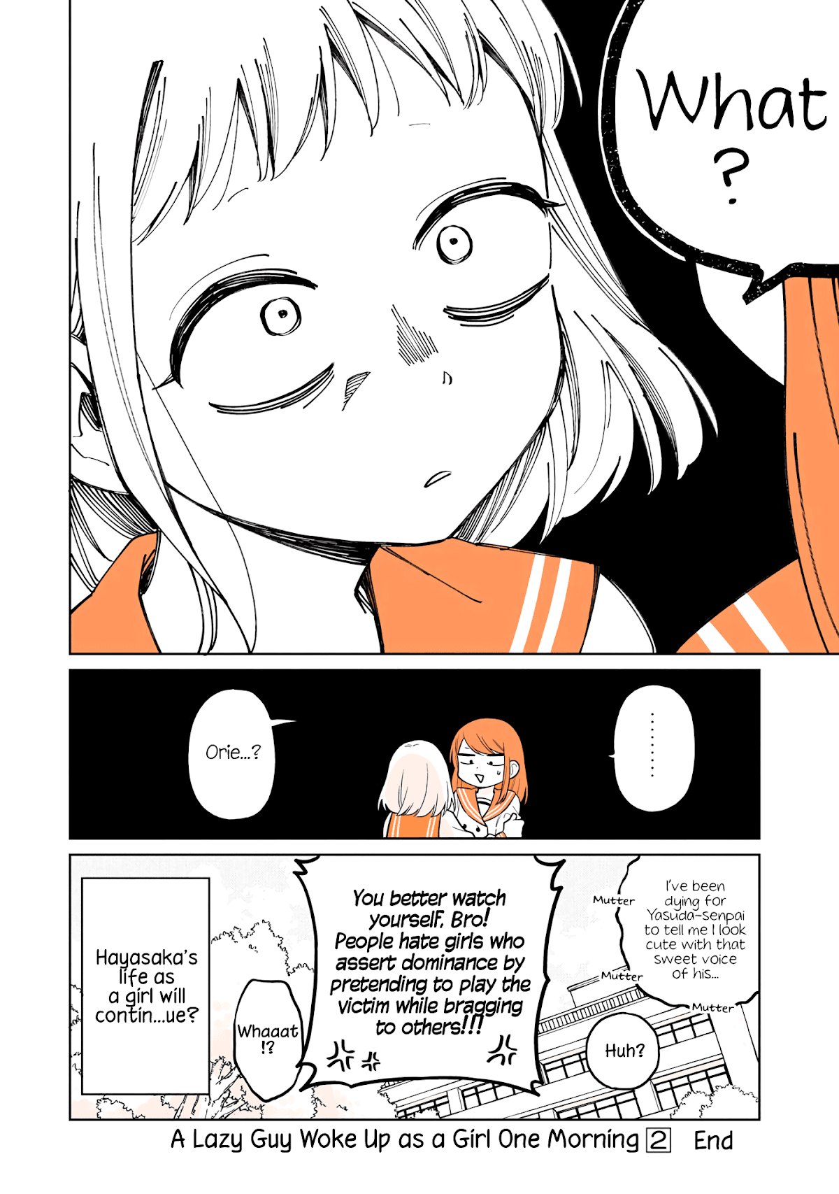 A Lazy Guy Woke Up as a Girl One Morning Chapter 15.2 page 16 - Chapter 15.2: An "If" Story Only in Volume 2