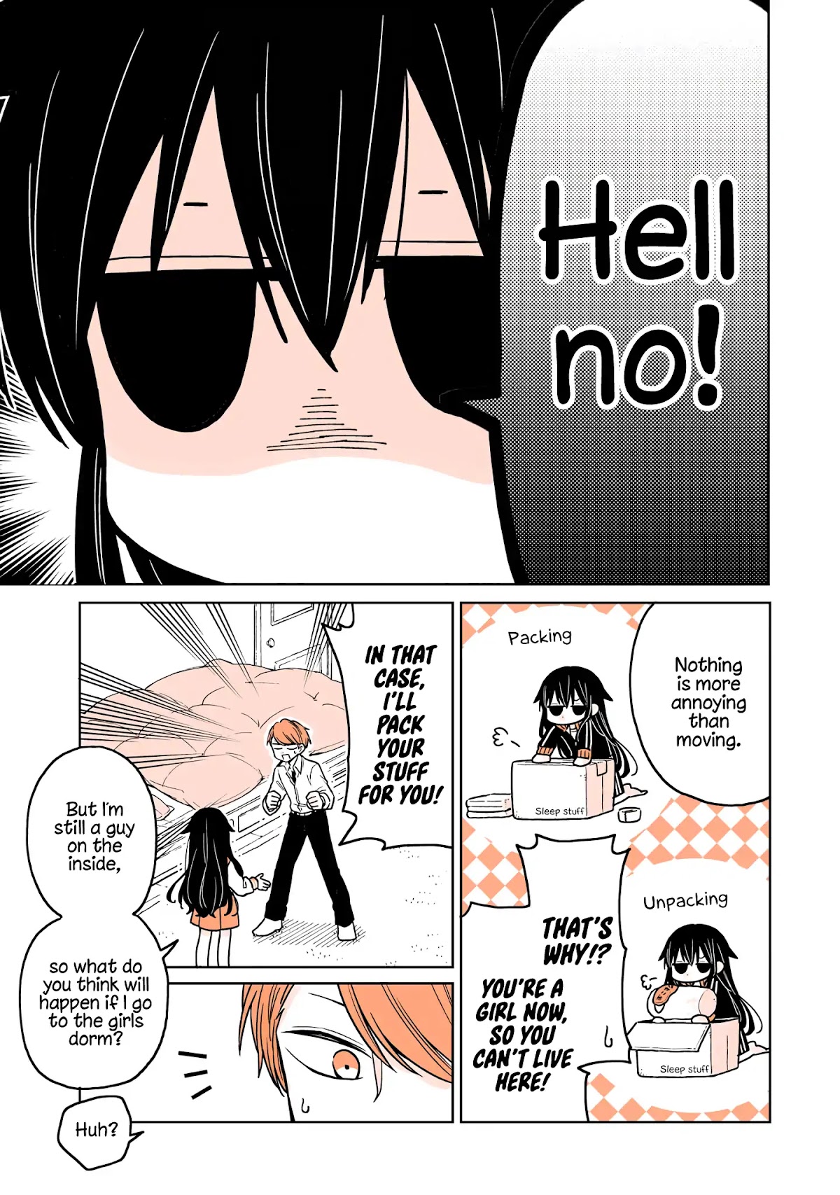 A Lazy Guy Woke Up as a Girl One Morning Chapter 2 page 10 - Chapter 2