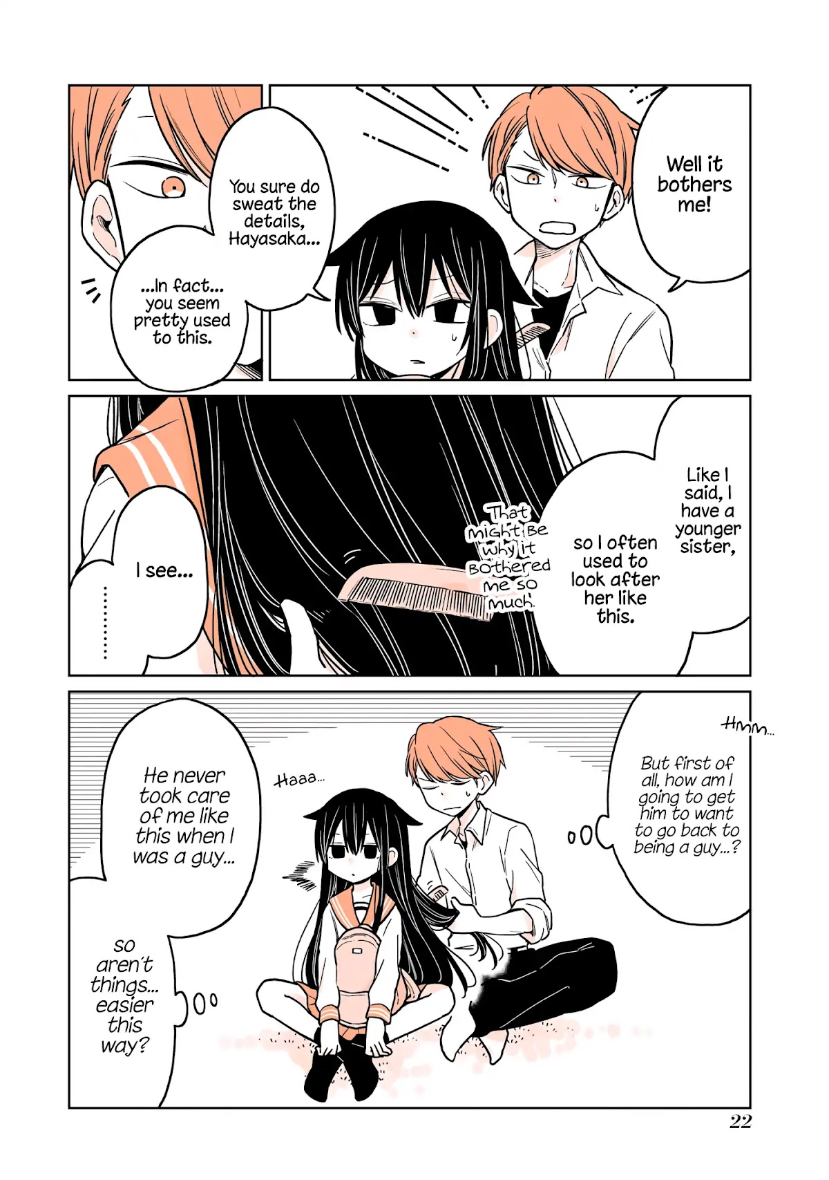 A Lazy Guy Woke Up as a Girl One Morning Chapter 2 page 13 - Chapter 2