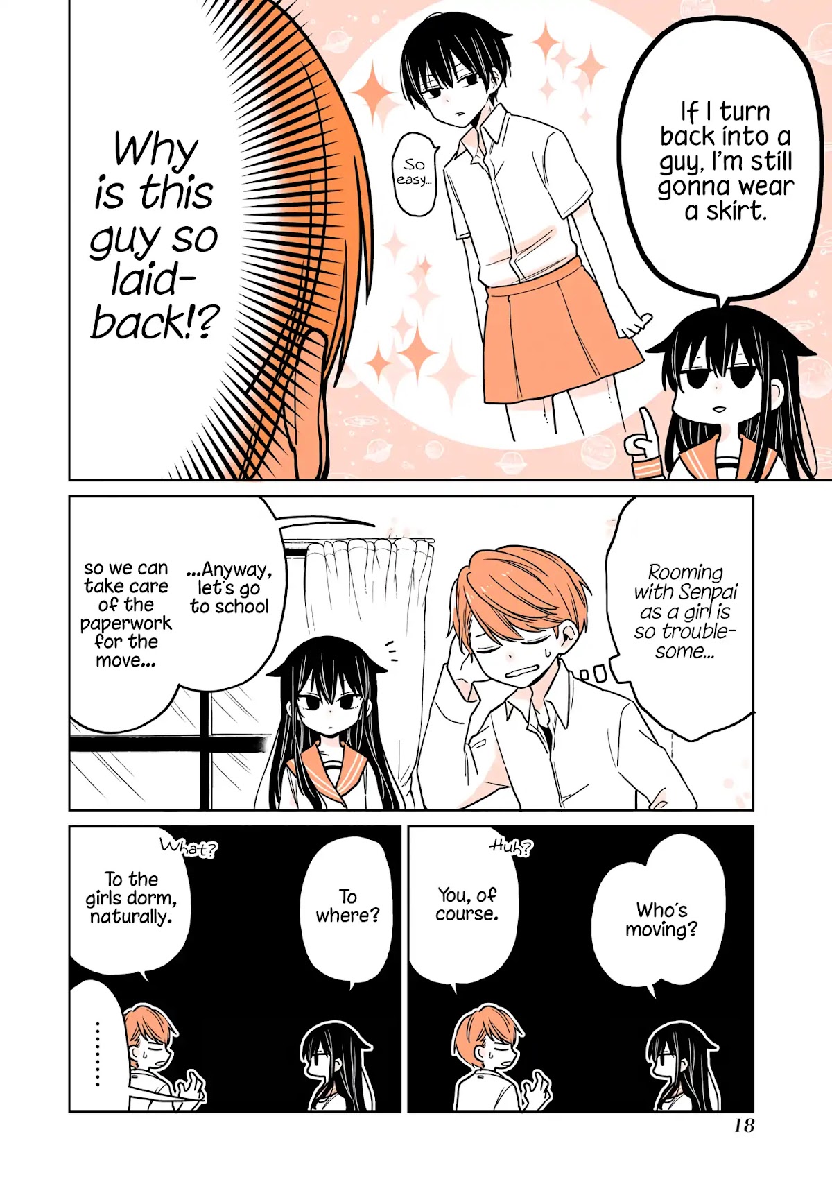 A Lazy Guy Woke Up as a Girl One Morning Chapter 2 page 9 - Chapter 2