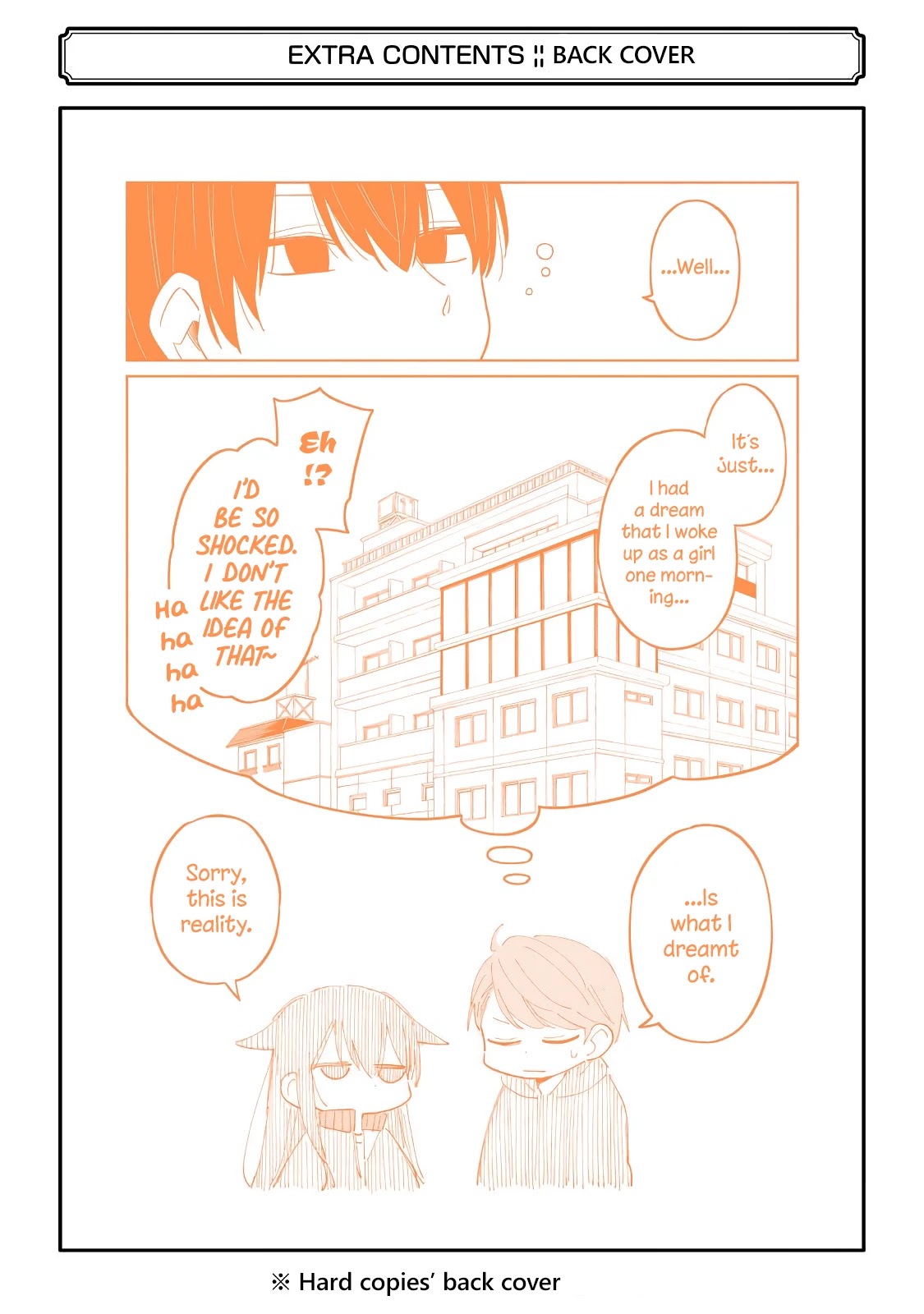 A Lazy Guy Woke Up as a Girl One Morning Chapter 22.2 page 6 - Chapter 22.2: Volume 3 extras