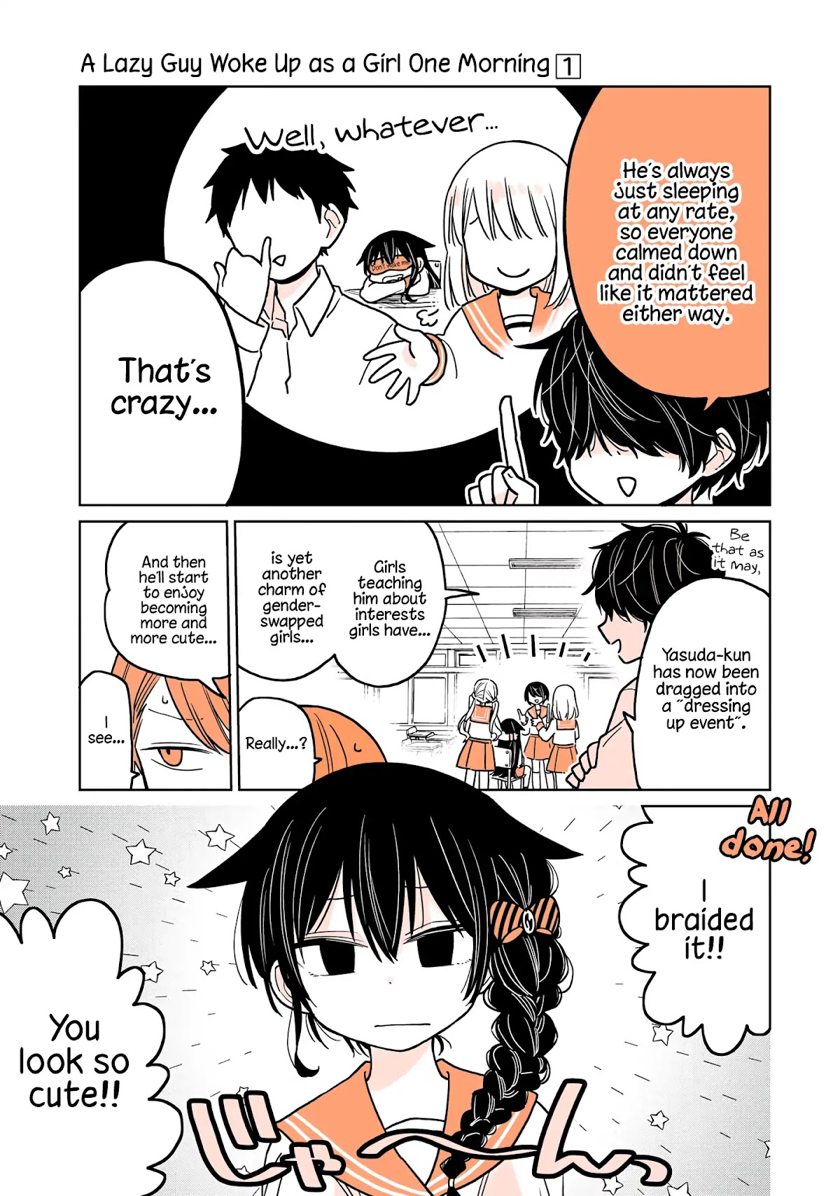 A Lazy Guy Woke Up as a Girl One Morning Chapter 4 page 10 - Chapter 4