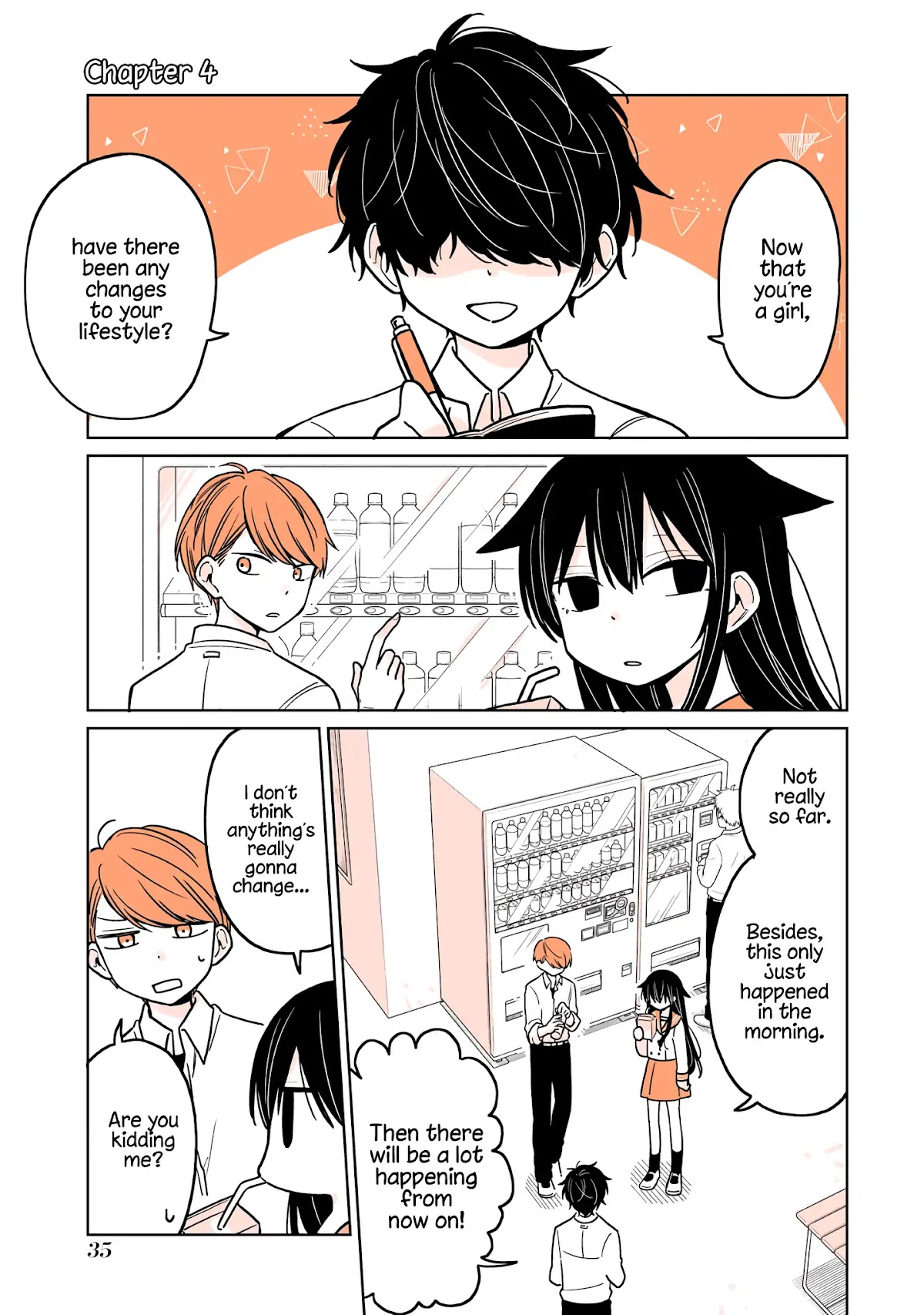 A Lazy Guy Woke Up as a Girl One Morning Chapter 4 page 2 - Chapter 4