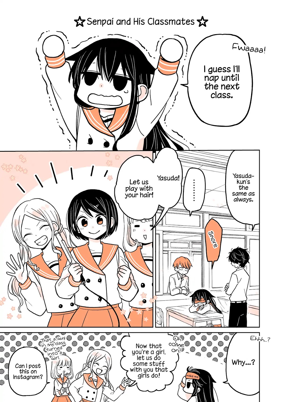 A Lazy Guy Woke Up as a Girl One Morning Chapter 4 page 8 - Chapter 4
