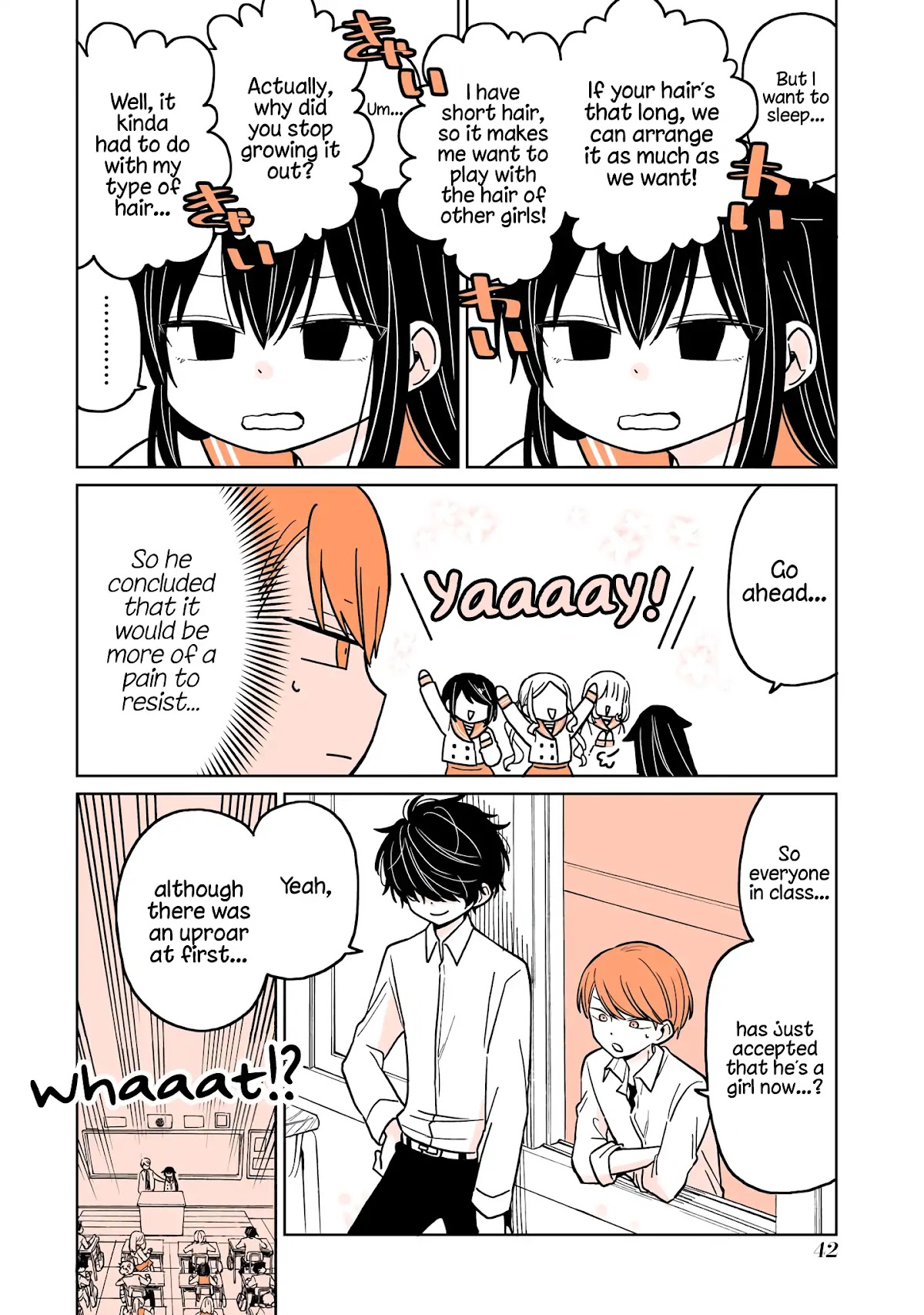 A Lazy Guy Woke Up as a Girl One Morning Chapter 4 page 9 - Chapter 4