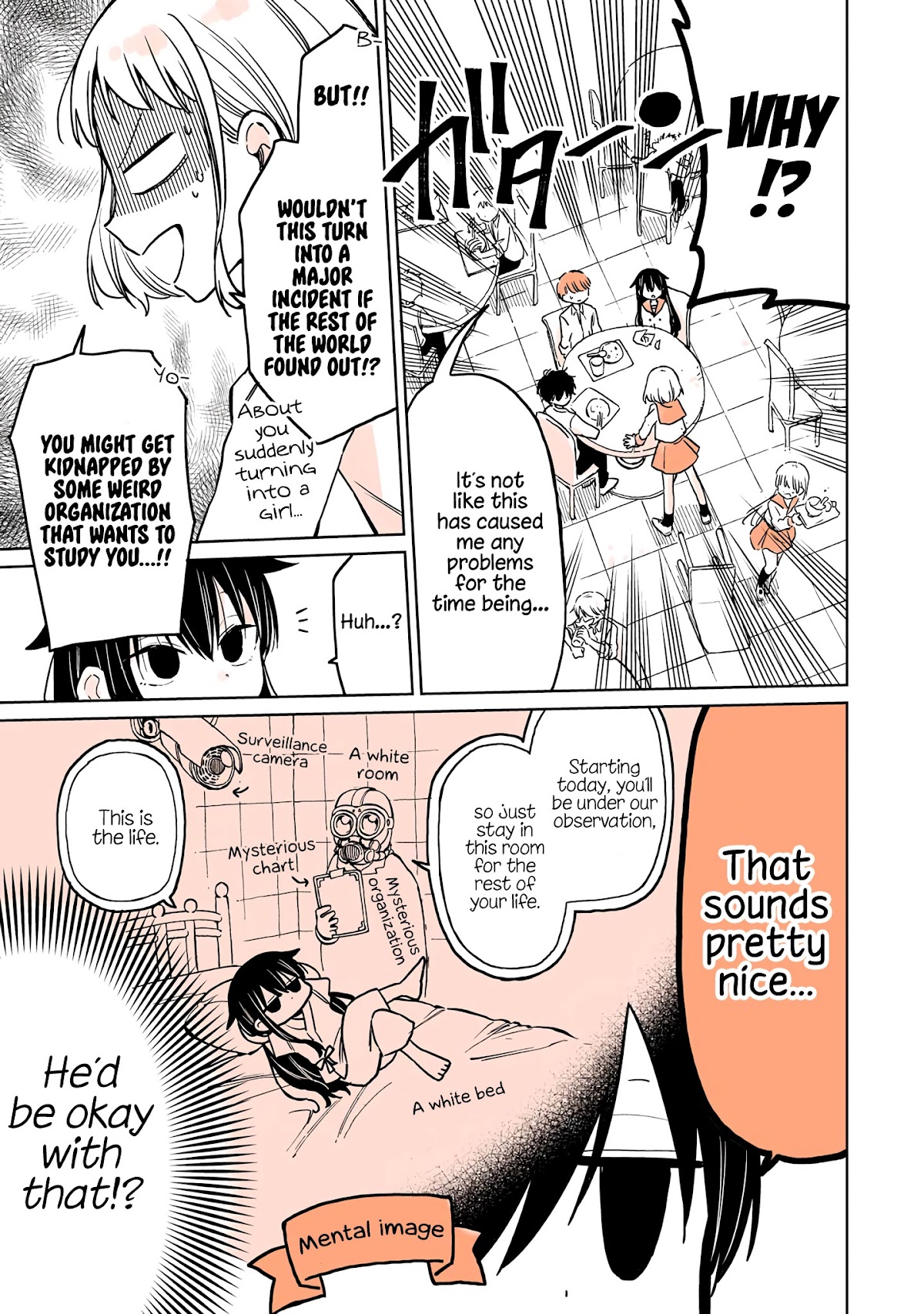 A Lazy Guy Woke Up as a Girl One Morning Chapter 5 page 9 - Chapter 5
