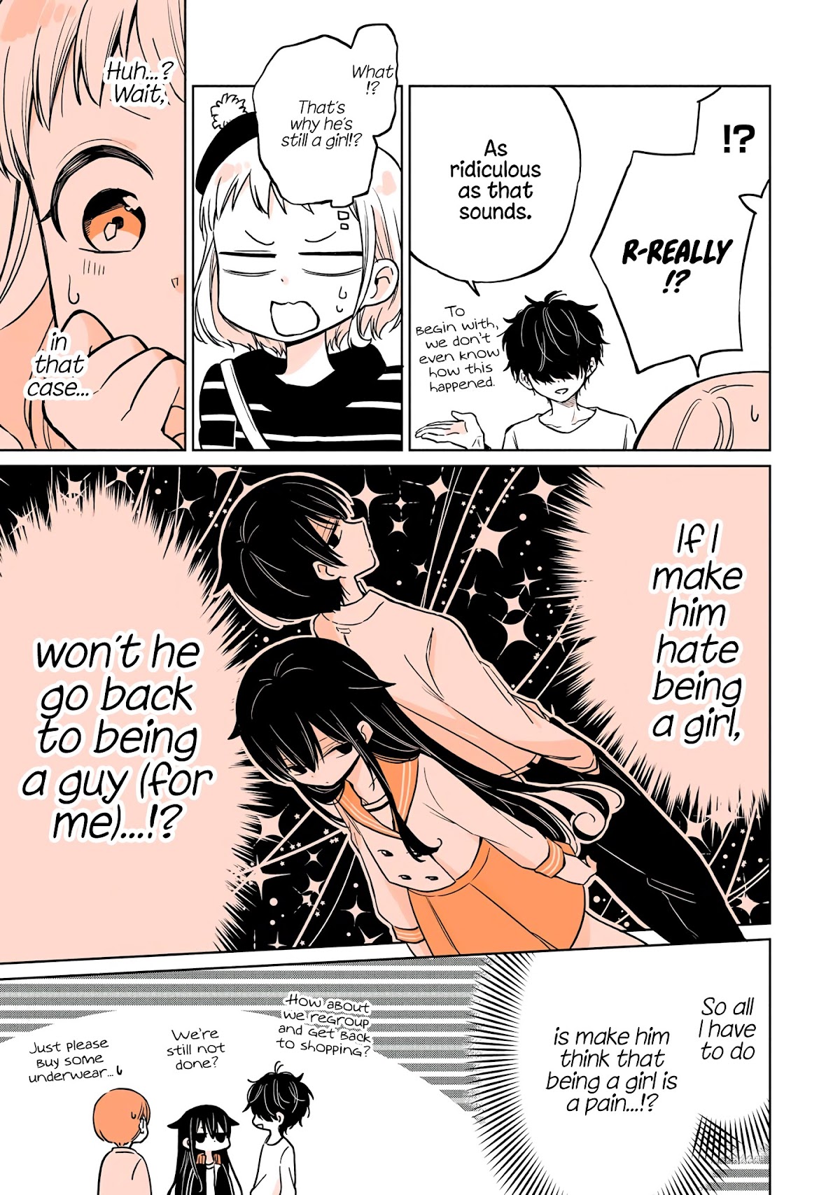 A Lazy Guy Woke Up as a Girl One Morning Chapter 6 page 12 - Chapter 6
