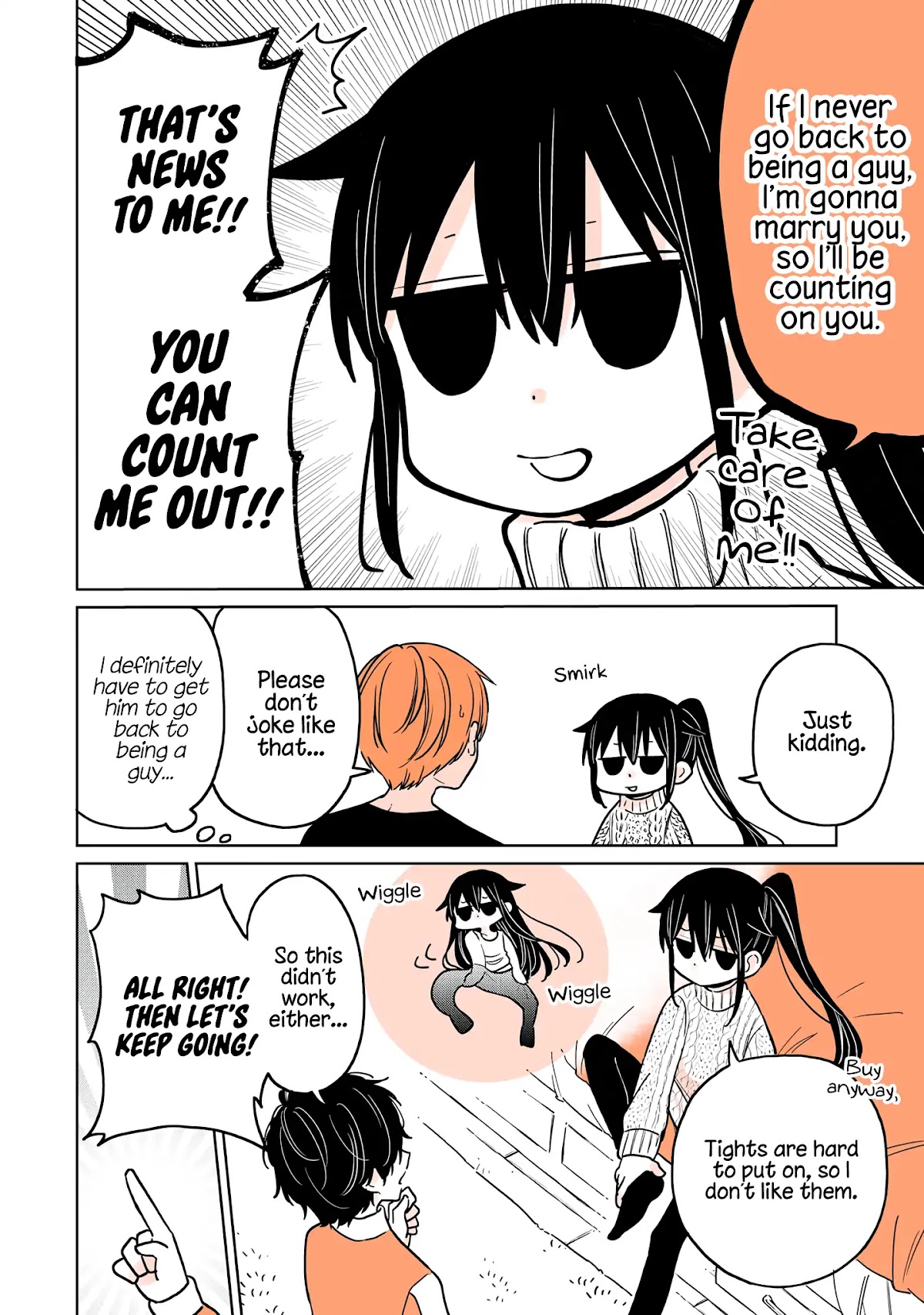 A Lazy Guy Woke Up as a Girl One Morning Chapter 7 page 13 - Chapter 7