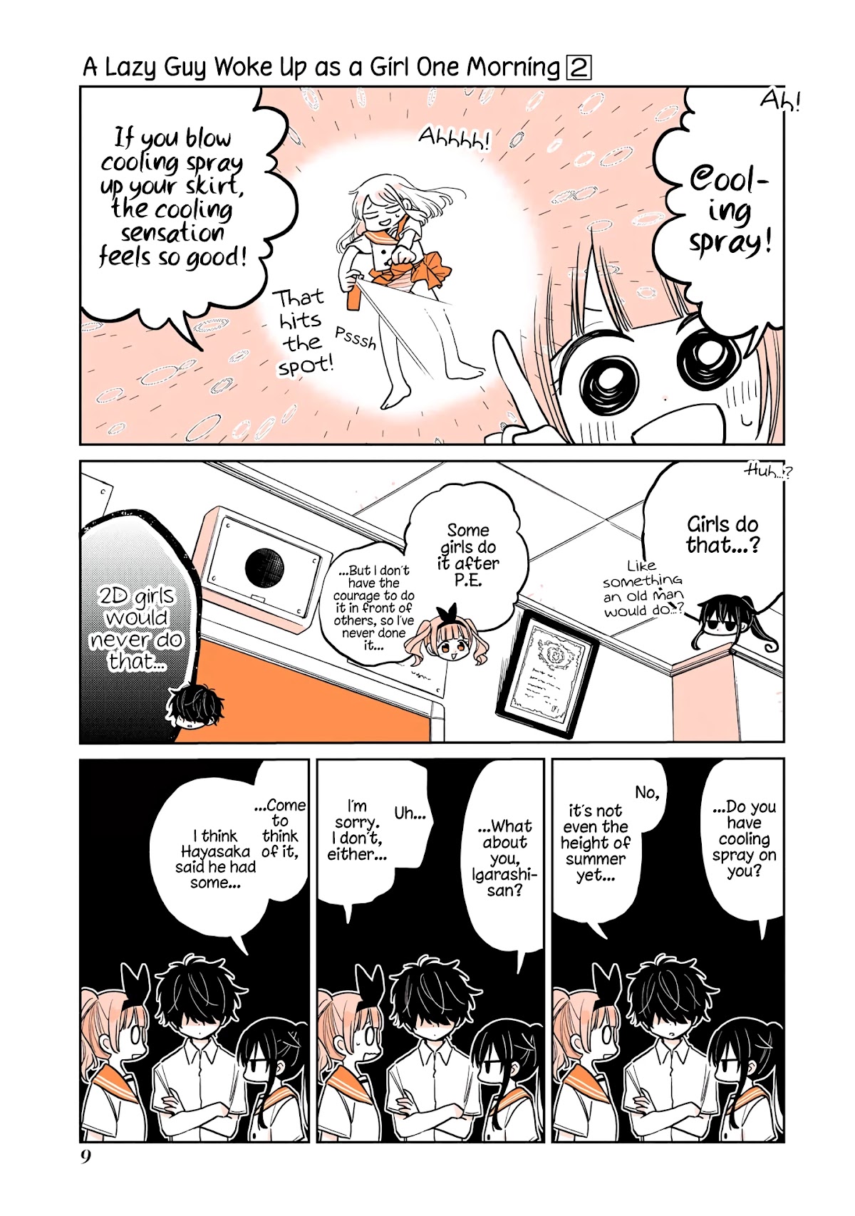 A Lazy Guy Woke Up as a Girl One Morning Chapter 9 page 10 - Chapter 9
