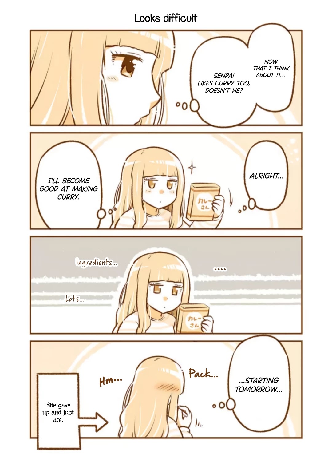 A long-distance relationship next door Chapter 21 page 3 - Chapter 21: Curry Day/Looks Difficult