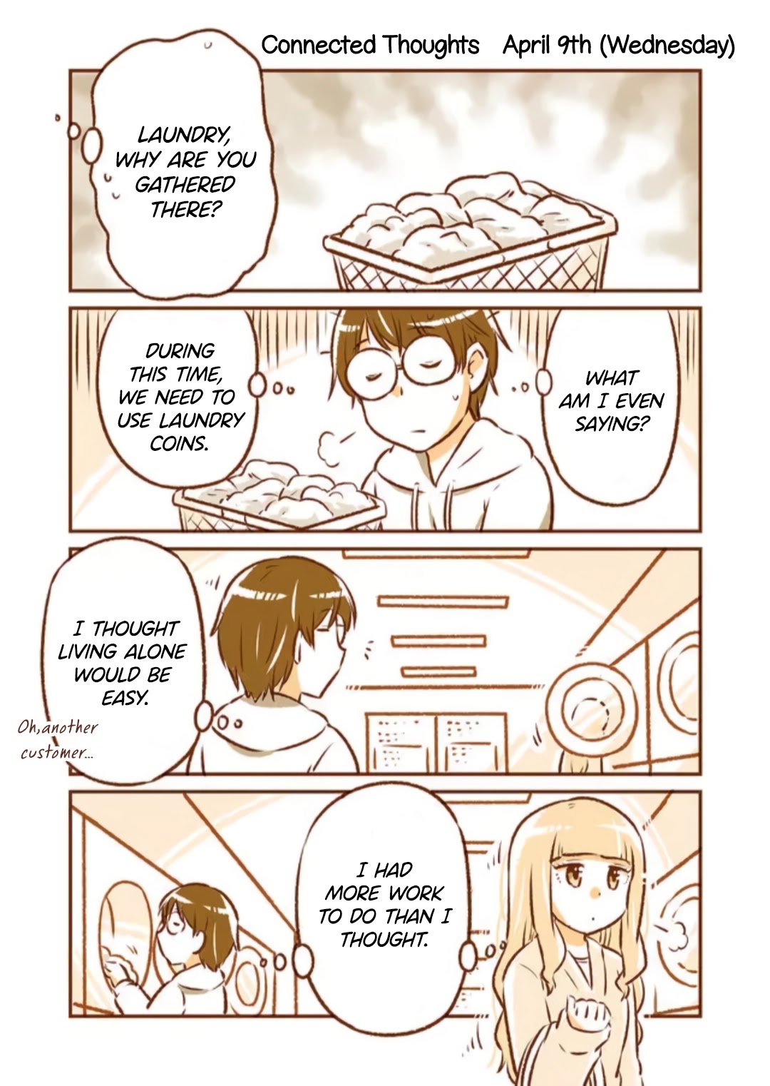 A long-distance relationship next door Chapter 9 page 1 - Chapter 9: Connected Thoughts