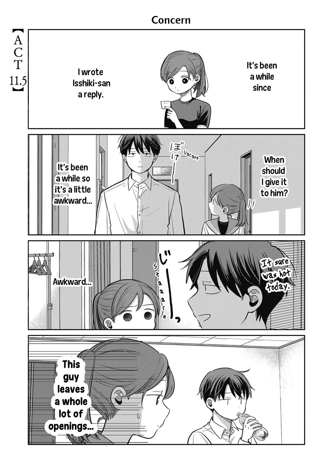 A Love Letter and a 13-Year-Old Actress Chapter 11.5 page 1 - Chapter 11.5