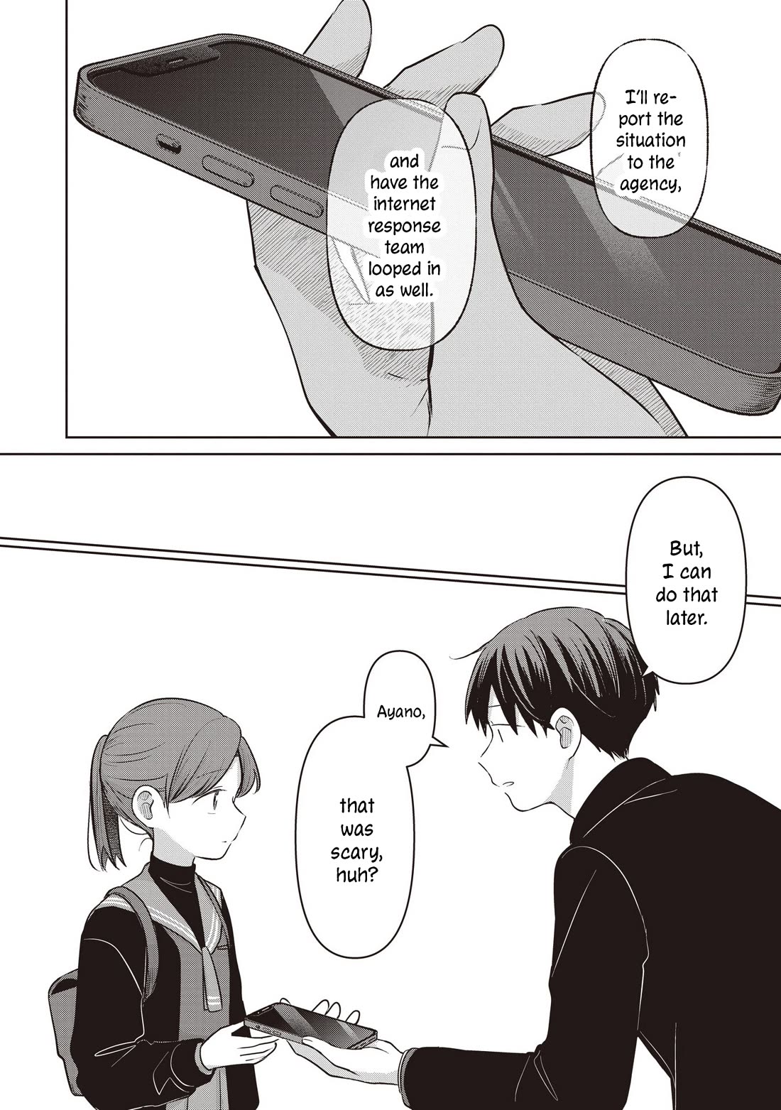 A Love Letter and a 13-Year-Old Actress Chapter 33 page 22 - Chapter 33: Bodyguard? (Second Half)
