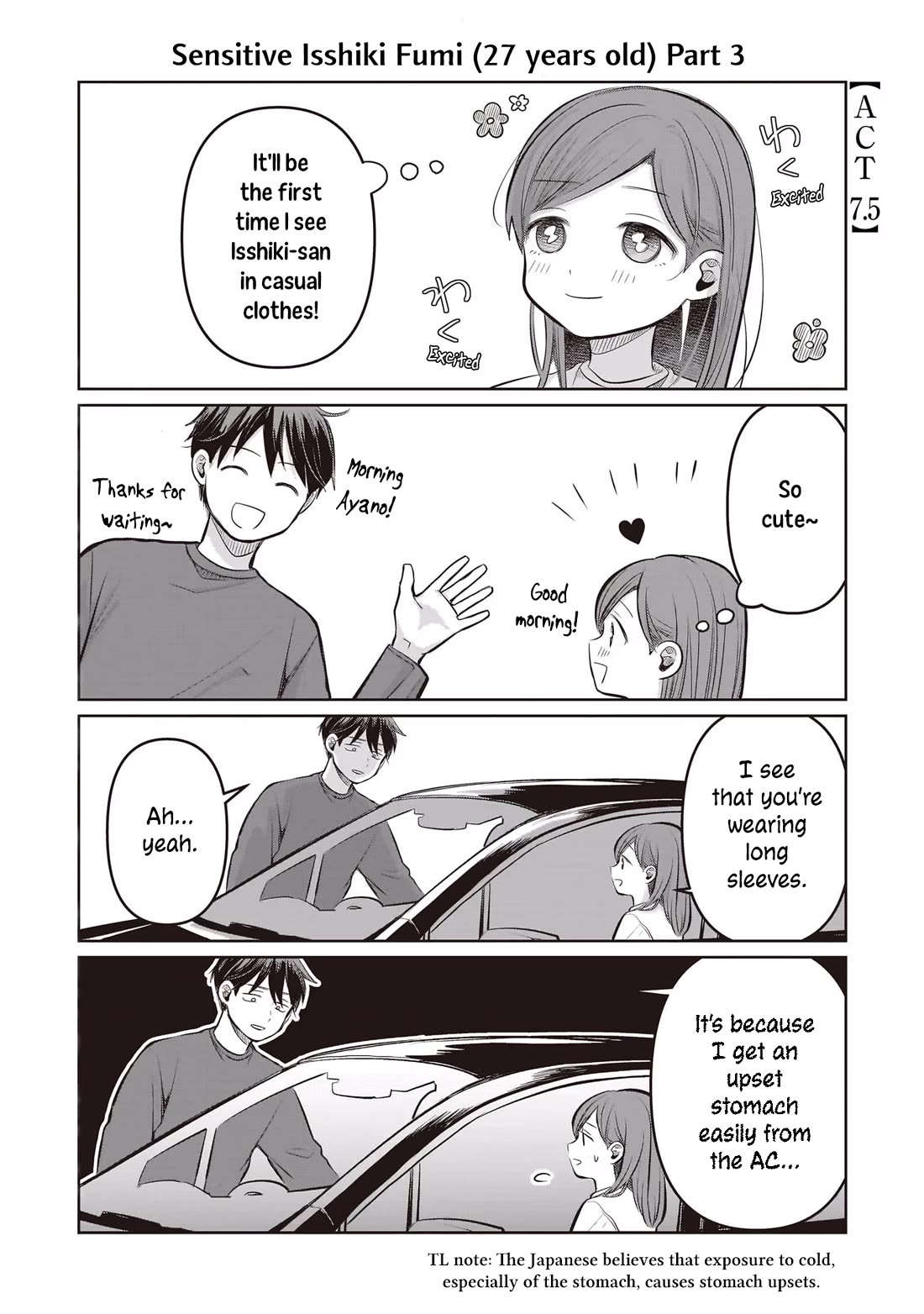 A Love Letter and a 13-Year-Old Actress Chapter 7.5 page 1 - Chapter 7.5