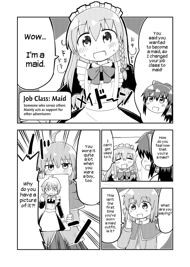 A Manga About a Hero who Pulled Out the Holy Sword and Became a Girl Chapter 7 page 1 - Chapter 7: A Manga About A Hero Who Became A Girl And Wants To Try Female-Only Job Classes