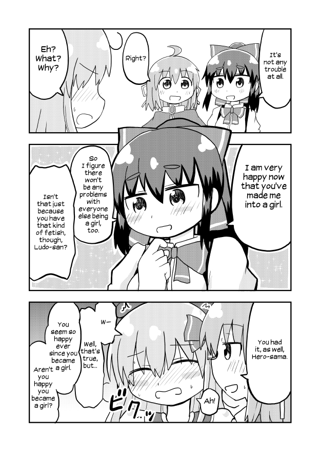 A Manga About a Hero who Pulled Out the Holy Sword and Became a Girl Chapter 8 page 3 - Chapter 8: A Manga About A Hero Who Became A Girl And Changed Job Classes To Be A Singer, But Her Girlification Skill Will Probably Cause A Really Major...