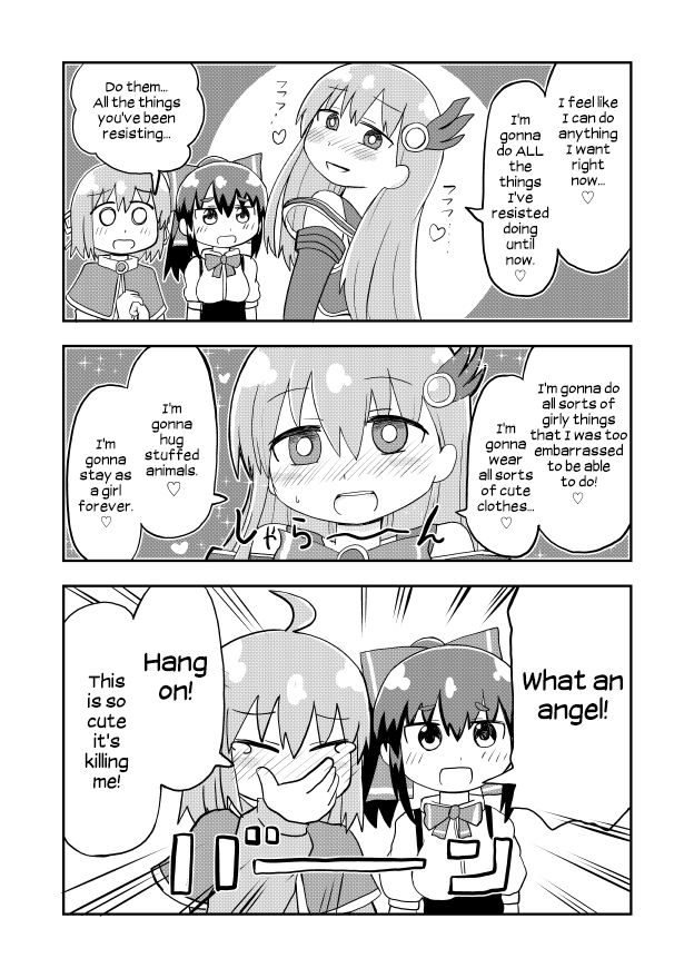 A Manga About a Hero who Pulled Out the Holy Sword and Became a Girl Chapter 9 page 4 - Chapter 9: A Manga About A TS Hero Who Changed Class To A Magical Girl Then Immediately Fell To The Evil Side, But Had Extremely Harmless Ambitions