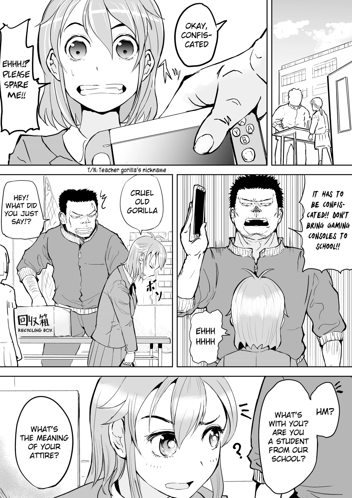 A Manga About the Kind of PE Teacher Who Dies at the Start of a School Horror Movie Chapter 1 page 2 - Chapter 1