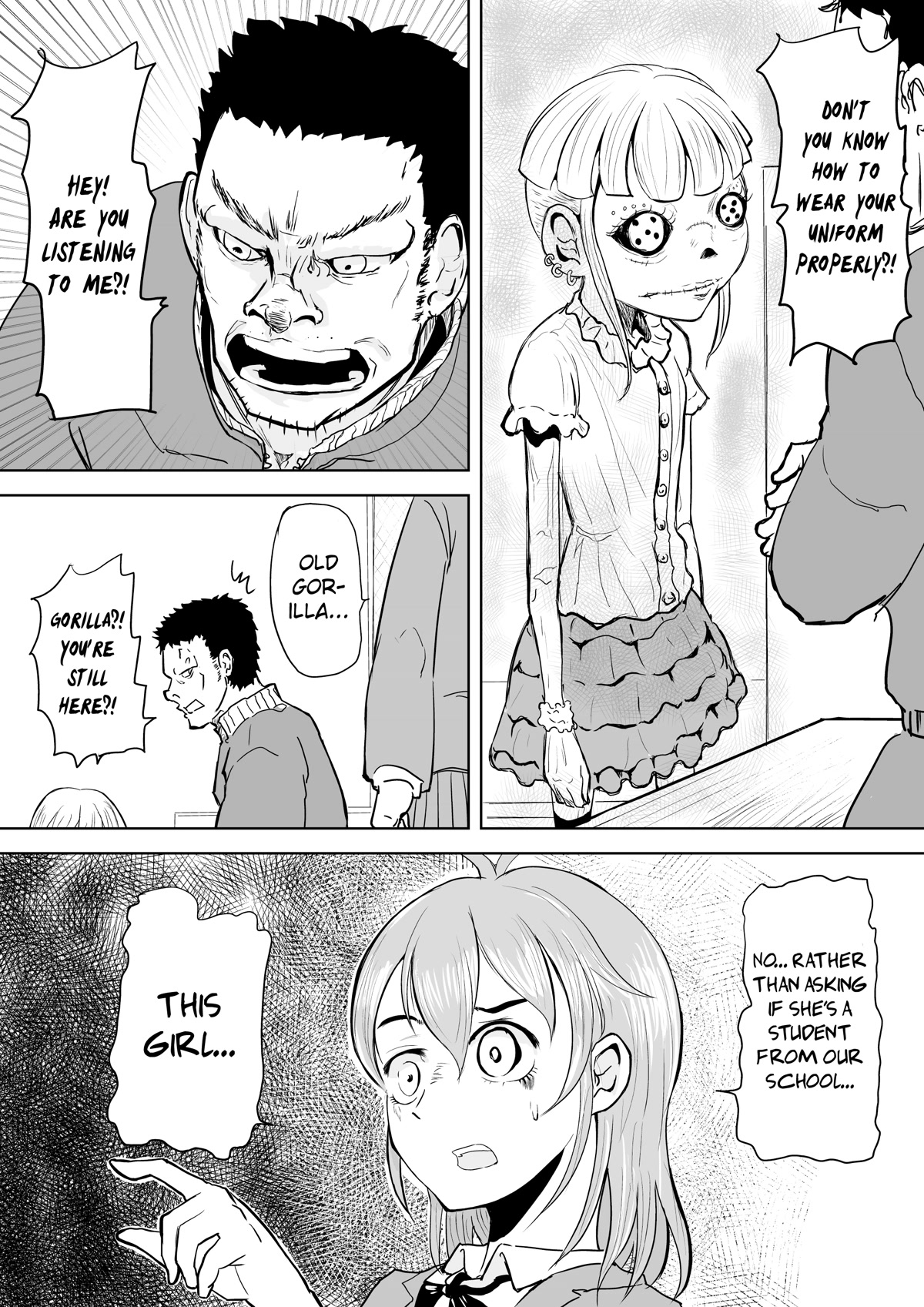 A Manga About the Kind of PE Teacher Who Dies at the Start of a School Horror Movie Chapter 1 page 3 - Chapter 1