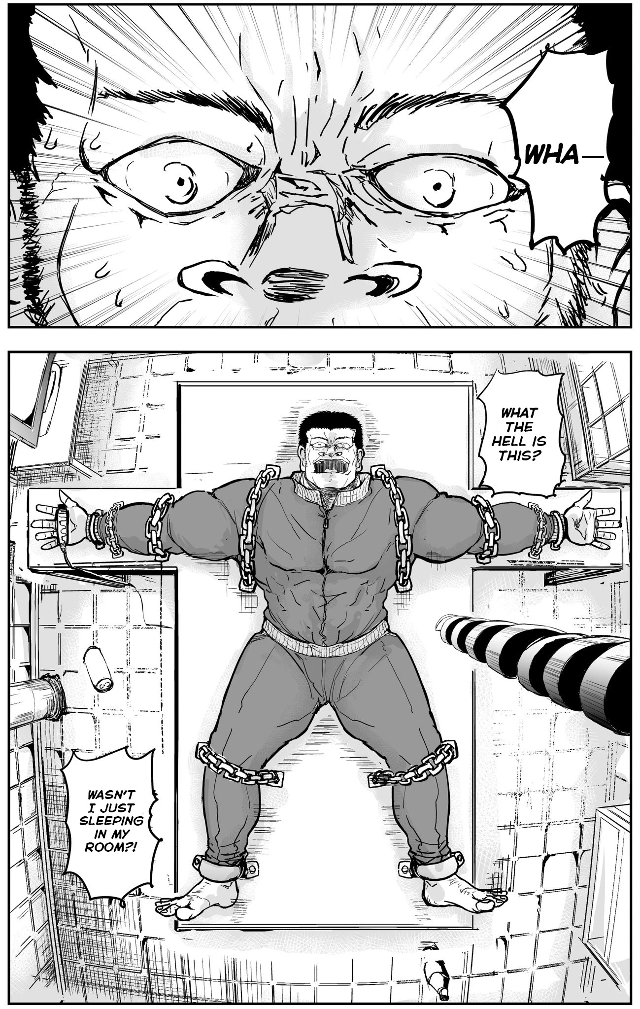 A Manga About the Kind of PE Teacher Who Dies at the Start of a School Horror Movie Chapter 12 page 1 - Chapter 12