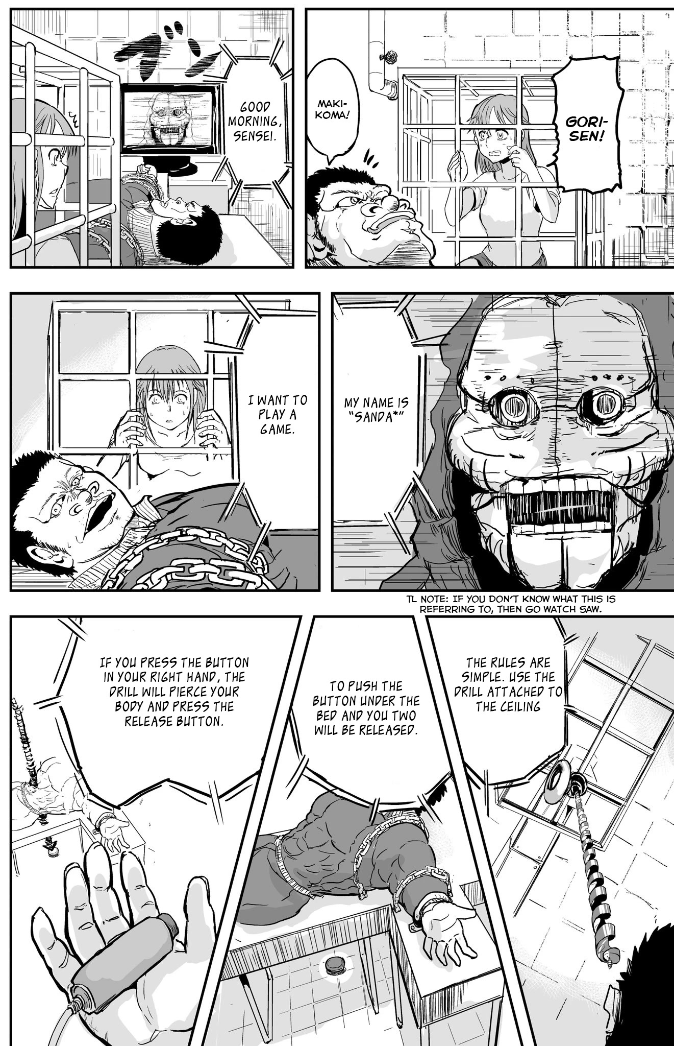 A Manga About the Kind of PE Teacher Who Dies at the Start of a School Horror Movie Chapter 12 page 2 - Chapter 12