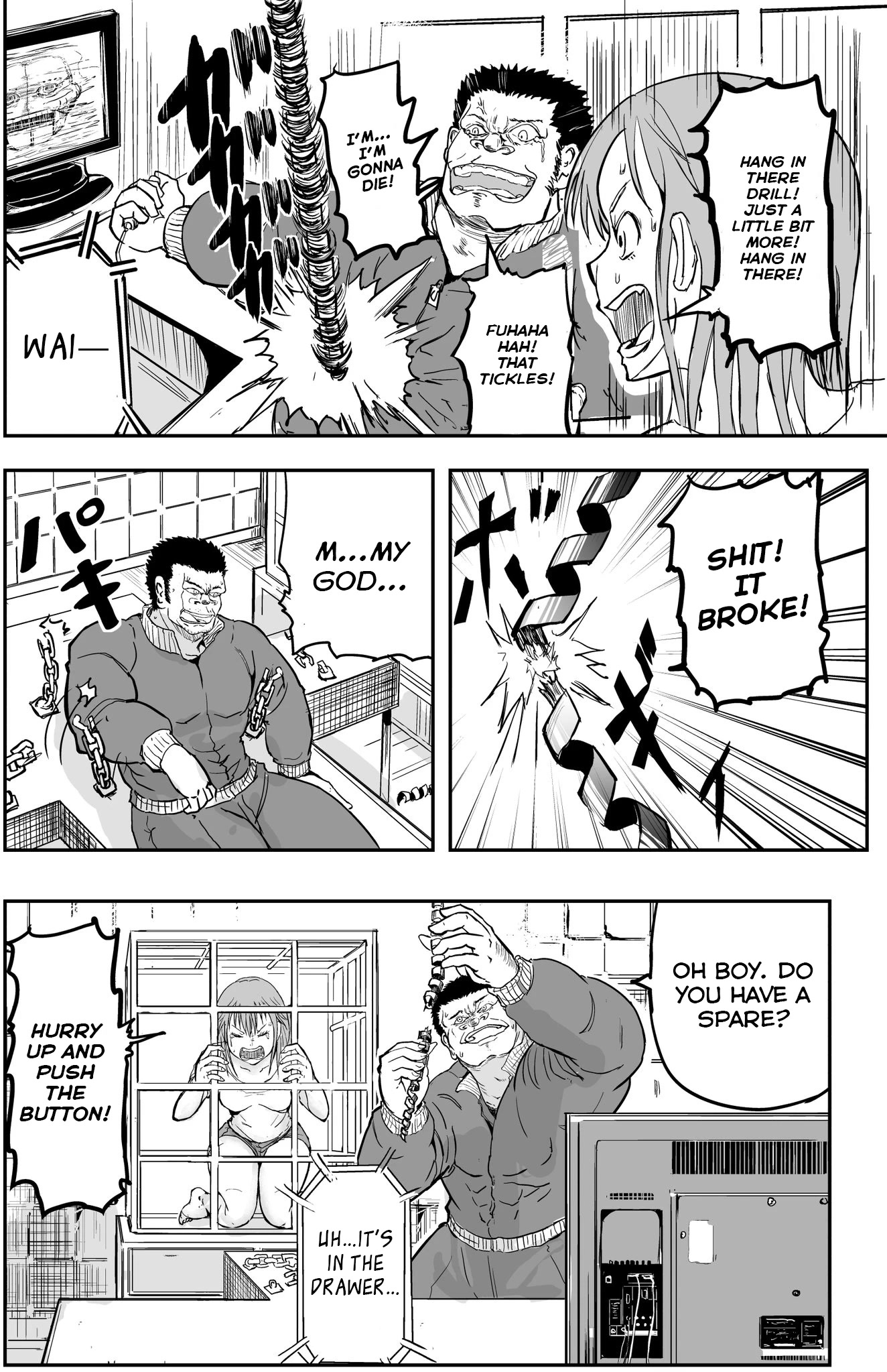 A Manga About the Kind of PE Teacher Who Dies at the Start of a School Horror Movie Chapter 12 page 4 - Chapter 12