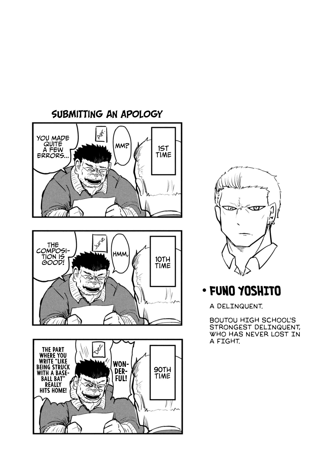 A Manga About the Kind of PE Teacher Who Dies at the Start of a School Horror Movie Chapter 15.6 page 11 - Chapter 15.6: Omake & Character Pages