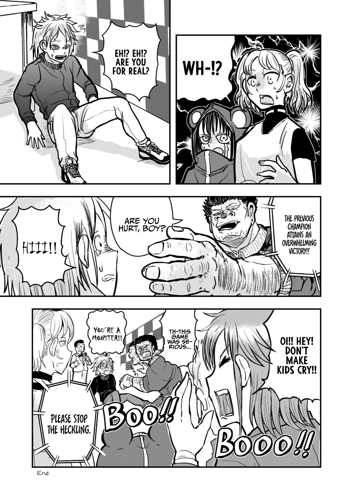A Manga About the Kind of PE Teacher Who Dies at the Start of a School Horror Movie Chapter 17 page 5 - Chapter 17: The type of PE teacher to get knocked out of a martial arts tournament after underestimating a pipsqueak