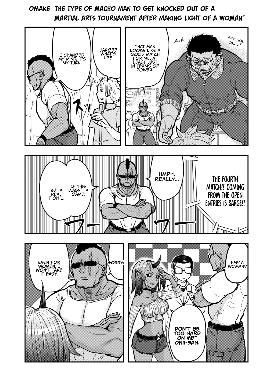 A Manga About the Kind of PE Teacher Who Dies at the Start of a School Horror Movie Chapter 17 page 6 - Chapter 17: The type of PE teacher to get knocked out of a martial arts tournament after underestimating a pipsqueak