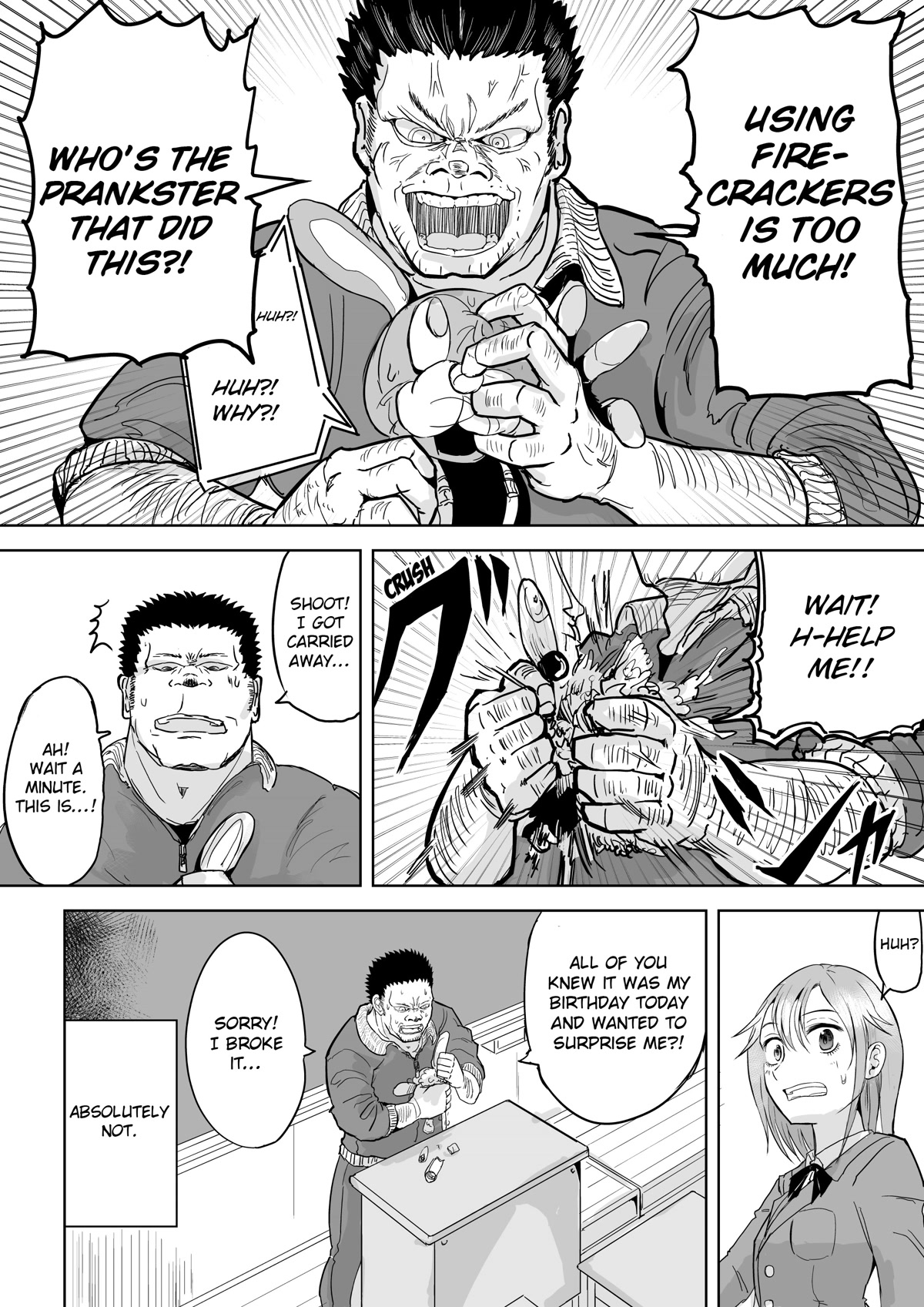 A Manga About the Kind of PE Teacher Who Dies at the Start of a School Horror Movie Chapter 2 page 4 - Chapter 2