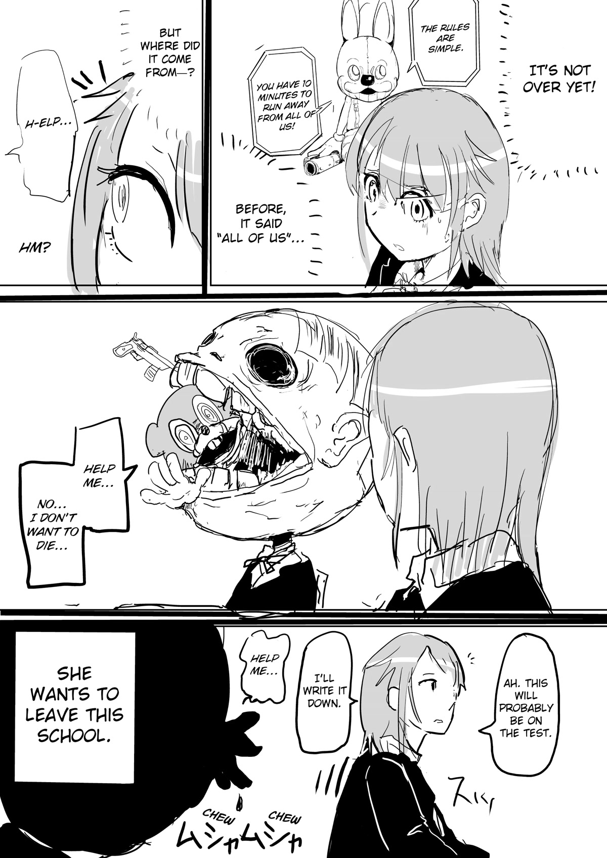 A Manga About the Kind of PE Teacher Who Dies at the Start of a School Horror Movie Chapter 2 page 5 - Chapter 2
