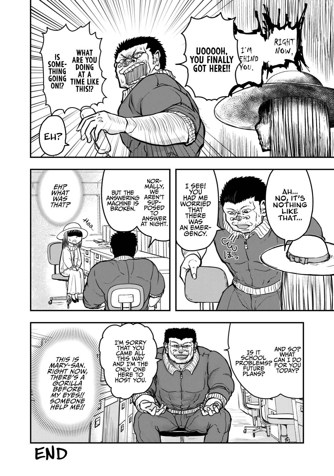 A Manga About the Kind of PE Teacher Who Dies at the Start of a School Horror Movie Chapter 22 page 6 - Chapter 22: The type of PE teacher to be slaughtered by Mary-san