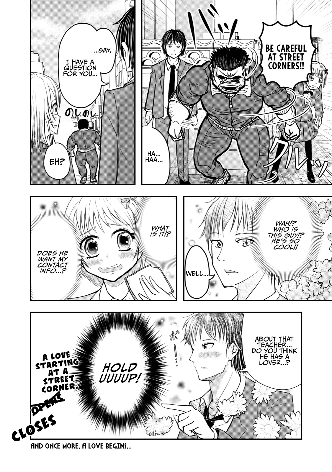 A Manga About the Kind of PE Teacher Who Dies at the Start of a School Horror Movie Chapter 23 page 6 - Chapter 23: The type of PE teacher that is fallen for when bumping into them around a street corner