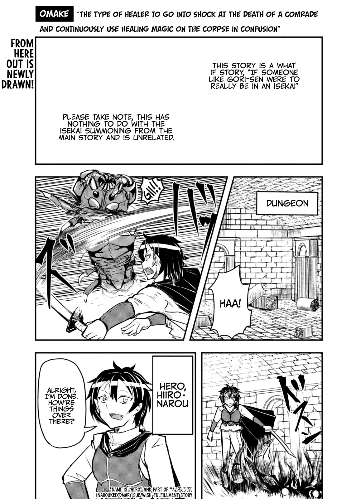 A Manga About the Kind of PE Teacher Who Dies at the Start of a School Horror Movie Chapter 30.5 page 14 - Chapter 30.5: Omake & Character Pages
