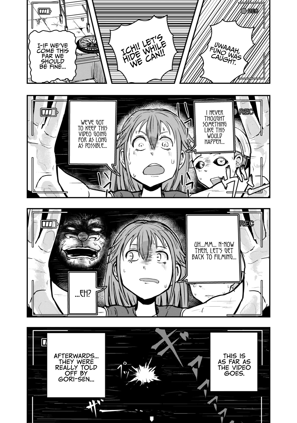 A Manga About the Kind of PE Teacher Who Dies at the Start of a School Horror Movie Chapter 30 page 5 - Chapter 30: The type of high school student to go missing during a horror movie's test of courage
