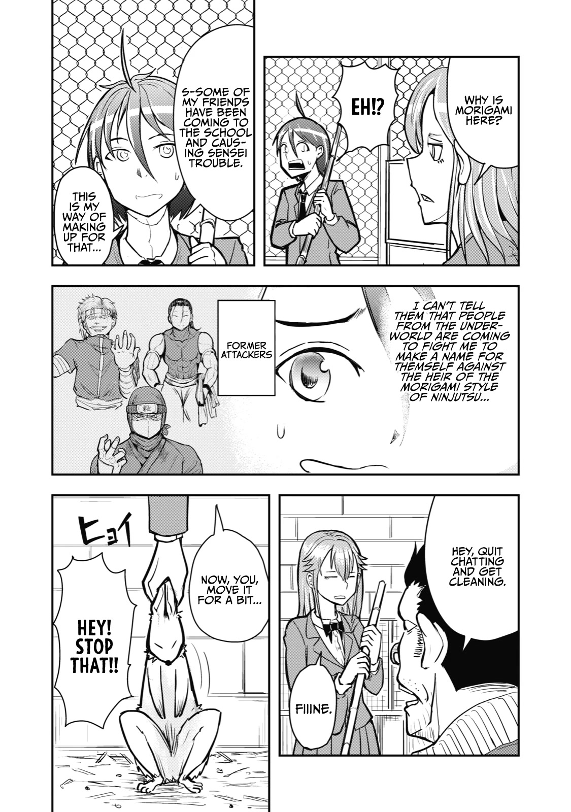 A Manga About the Kind of PE Teacher Who Dies at the Start of a School Horror Movie Chapter 37 page 4 - Chapter 37: The type of manga that seemed like a gag manga, but as it went on it somehow became a battle manga
