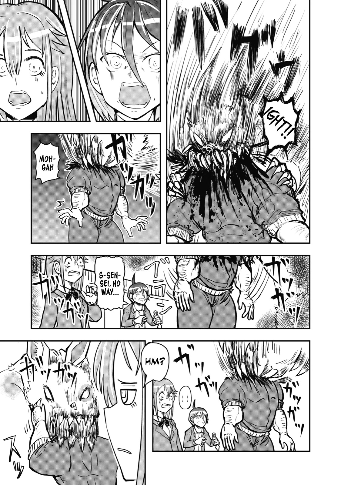 A Manga About the Kind of PE Teacher Who Dies at the Start of a School Horror Movie Chapter 39 page 7 - Chapter 39: The type of PE teacher to get bitten the moment they think they've had a 'heart-to-heart' with a pet that has gone feral