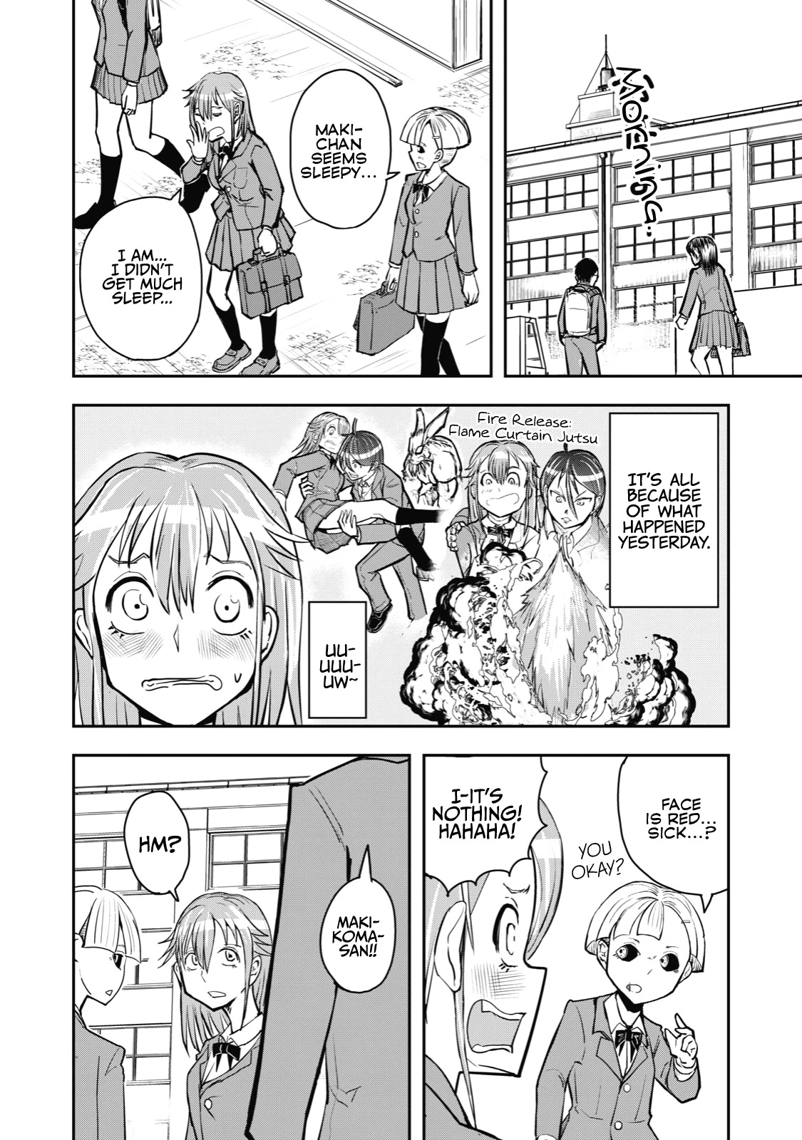 A Manga About the Kind of PE Teacher Who Dies at the Start of a School Horror Movie Chapter 40 page 2 - Chapter 40: The type of heroine to fall in love after being rescued