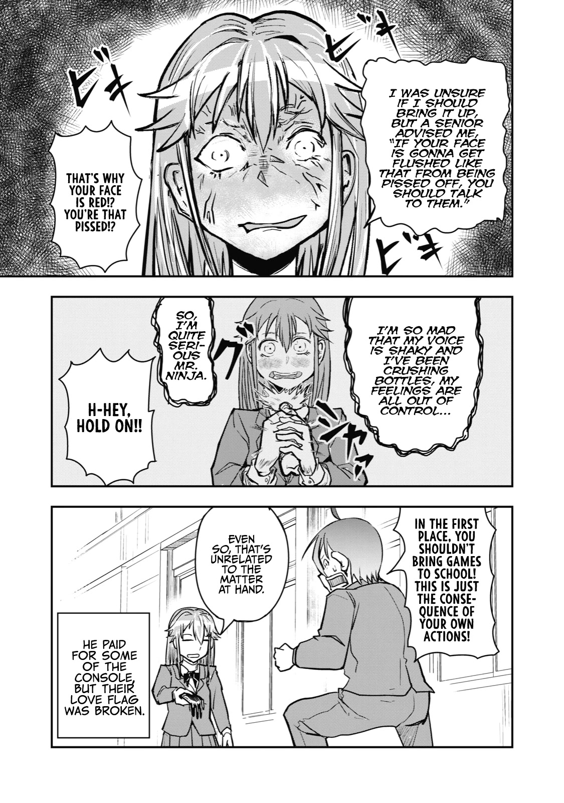A Manga About the Kind of PE Teacher Who Dies at the Start of a School Horror Movie Chapter 40 page 9 - Chapter 40: The type of heroine to fall in love after being rescued